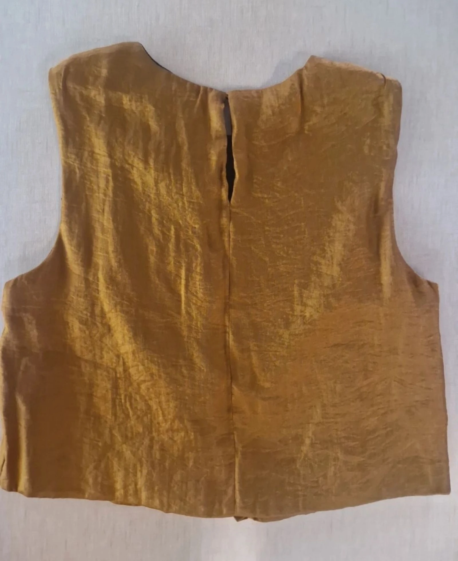 Zara Top Doré – photo 3